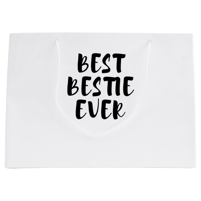 Best bestie large gift bag (Front)