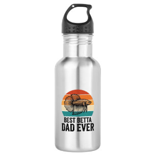 Best Betta Dad Ever Vintage Fish Design_1 532 Ml Water Bottle