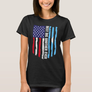 Best Big Brother Ever American Somalia Flag Father T-Shirt