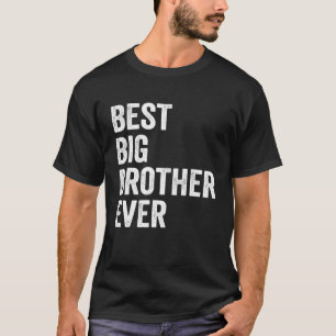 Best Big Brother Ever Sibling Vintage Distressed B T-Shirt