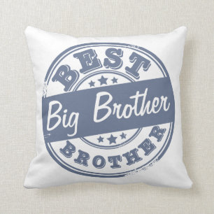 Best Big Brother - rubber stamp effect - Cushion