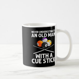 Best Billiard Art For Grandpa Men Billiard Lover P Coffee Mug