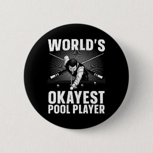 Best Billiards Art For Men Women Billiard 8 Ball P 6 Cm Round Badge