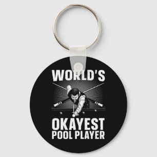 Best Billiards Art For Men Women Billiard 8 Ball P Key Ring