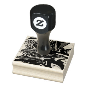 Best black and white abstract art, abstract paint rubber stamp
