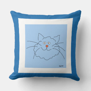 Best Blue Cat Cushion