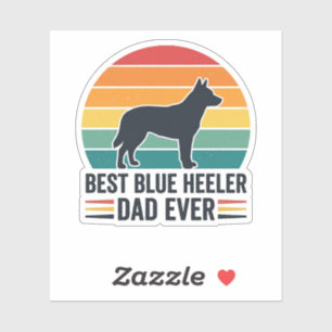 Best Blue Heeler Dad Ever Vintage Dog Dad Design_1
