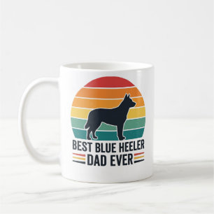 Best Blue Heeler Dad Ever Vintage Dog Dad Design_1 Coffee Mug