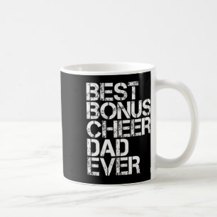 Best Bonus Cheer Dad Ever Cheerleading Stepdad Vin Coffee Mug