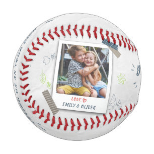 Best Bonus Dad Ever Fathers Day Kids Photo Baseball