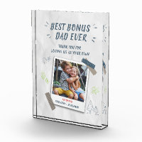 Best Bonus Dad Ever Keepsake Custom