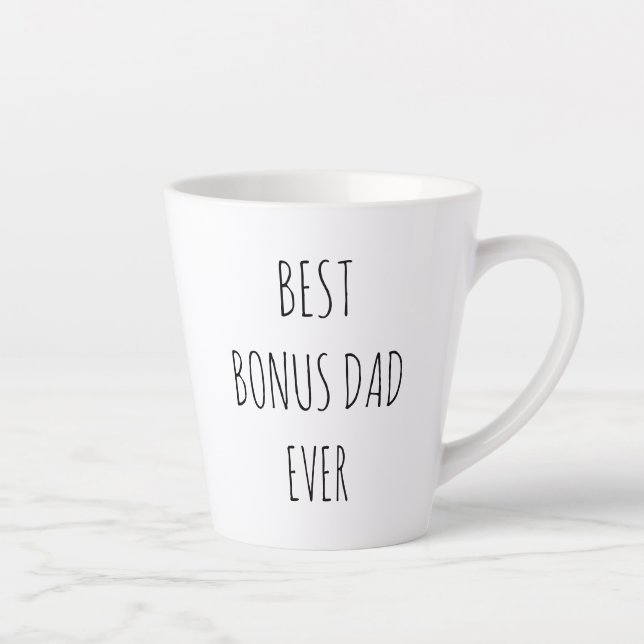 Best Bonus Dad Ever Latte Mug (Right)