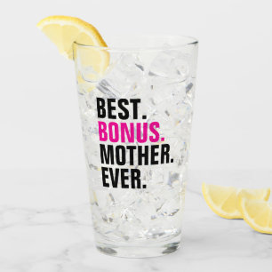 Best Bonus Mother Ever Personalised Photo Glass