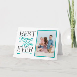 Best Bonus Mum Ever Stepmom Mothers Day Card