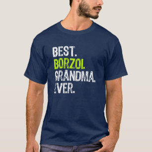 Best Borzoi Grandma Ever Dog Lover T-Shirt
