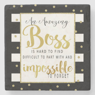 Best Boss Appreciation Gift  Coaster