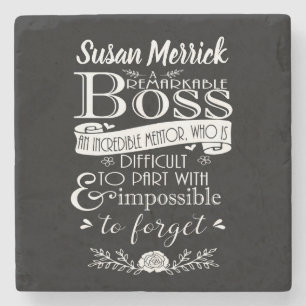 Best Boss Appreciation Gift Coaster