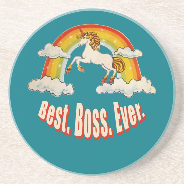 Best Boss Ever Coaster (Front)