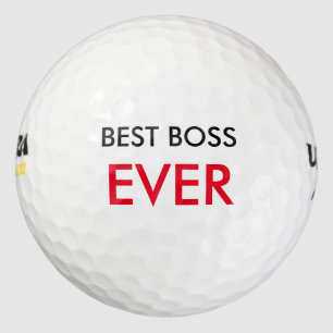 Best Boss Ever Golf Balls