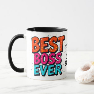 Best Boss Ever Lady Boss Graffiti Mug
