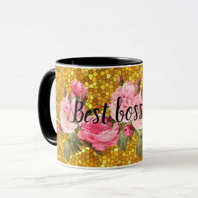 Best boss ever mug (Front Left)