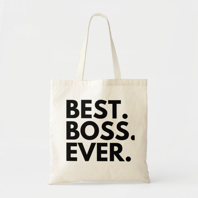 BEST BOSS EVER TOTE BAG (Front)