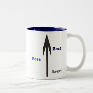 Best Boss Ever! Two-Tone Coffee Mug
