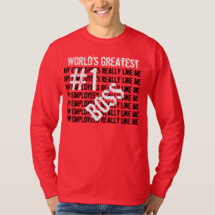 Best Boss Ever World's Greatest Boss V005 T-Shirt