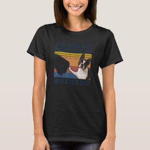 Best Boston Terrier Dog Dog Mum Ever Bump Fit Funn T-Shirt