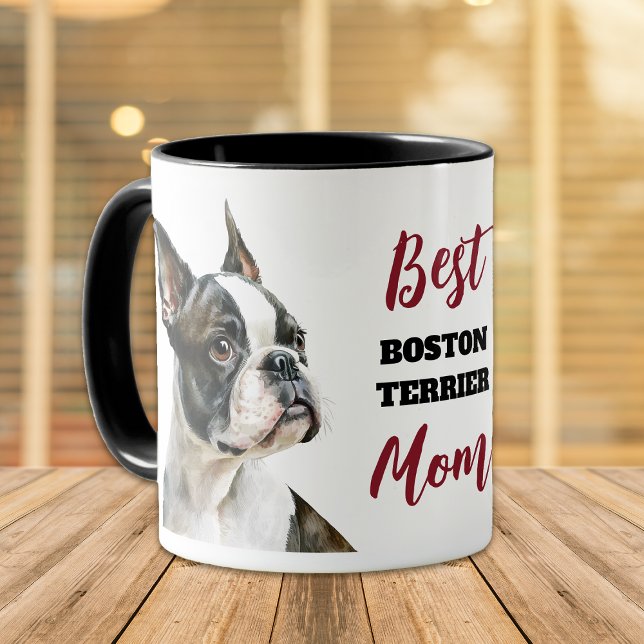 Best Boston Terrier Dog Mum Mug (Creator Uploaded)