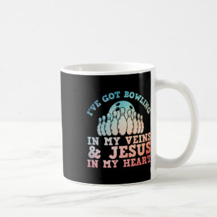 Best Bowling Design For Men Women Jesus Christian Coffee Mug