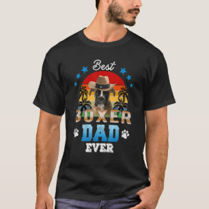 Best Boxer Dad Ever Best Dad Dog  Men T-Shirt