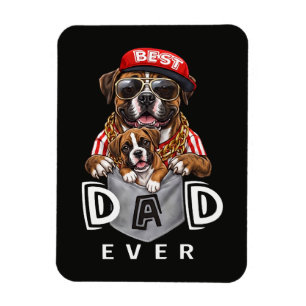 Best Boxer Dad Ever Magnet