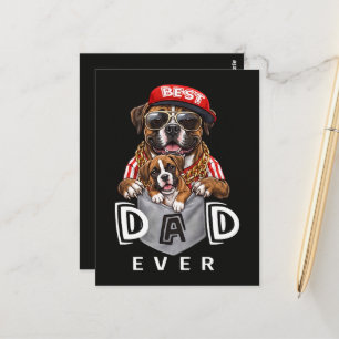 Best Boxer Dad Ever Postcard