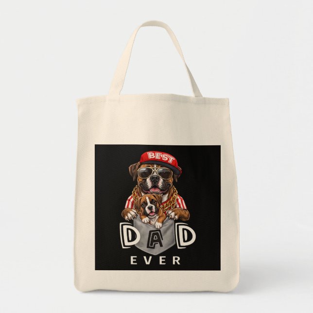 Best Boxer Dad Ever Tote Bag (Front)