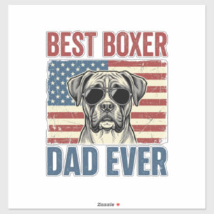 Best Boxer Dad Ever Vintage Dog