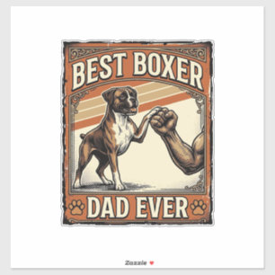Best Boxer Dad Ever Vintage Dog Dad
