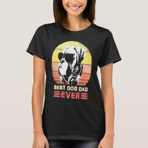 Best Boxer Dog Dad Ever Sunglasses And Headphones T-Shirt