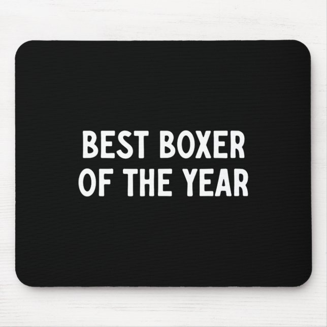 Best Boxer Of The Year  Mouse Pad (Front)