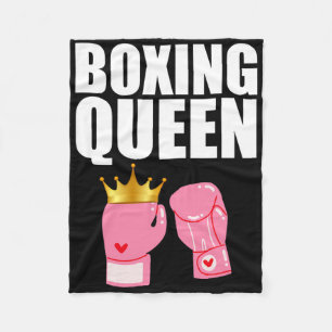 Best Boxing Art For Girls Women Gloves Boxing Spor Fleece Blanket