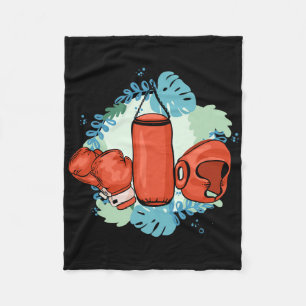 Best Boxing Art For Kids Men Women Gloves Boxing S Fleece Blanket