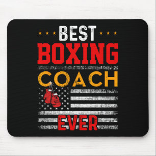 Best Boxing Coach Ever Funny Boxing Coach Training Mouse Pad