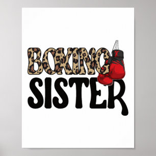Best Boxing Sister Proud Boxing Sis Poster
