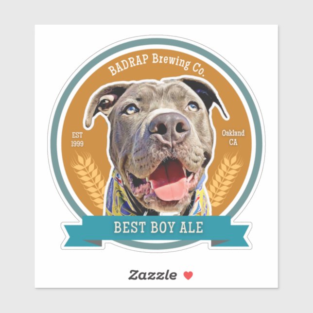 Best Boy Beer Label Sticker Love (Sheet)