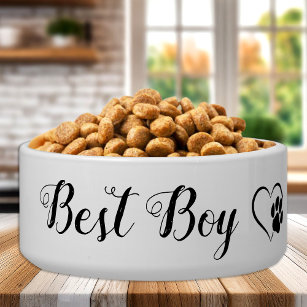Best Boy Personalised Pet Wedding Dog Food Bowl