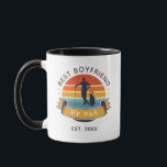 Best Boyfriend By Par Golf Lover Custom Photo Mug<br><div class="desc">Retro Best Boyfriend By Par design you can customise for dad, stepfather, grandpa or any golf enthusiast who's also a dad. Perfect gift for the best father, step daddy or grandfather ever who loves club sports or golfing. The text "BEST BOYFRIEND BY PAR" can be customised with any moniker by...</div>