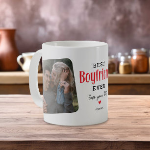 Best BOYFRIEND Ever 2 Photo Cute Gift  Coffee Mug