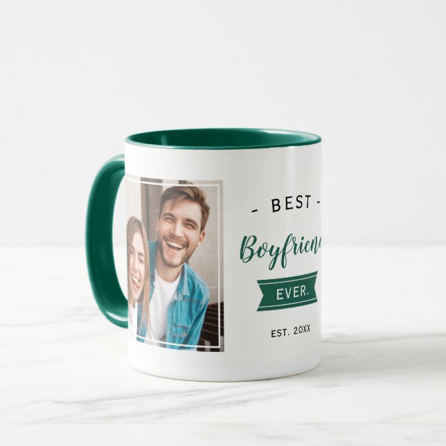 Best Boyfriend Ever Bf Anniversary Birthday Photo Mug (Front Left)