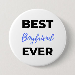 Best Boyfriend Ever Black 7.5 Cm Round Badge