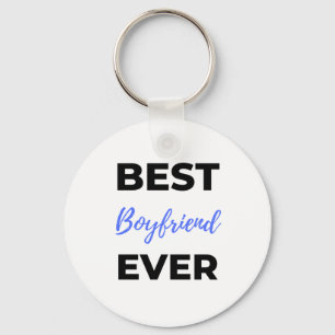 Best Boyfriend Ever Black Key Ring